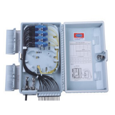 Supply 16 Port FAT FTTH Fiber Optic Plc splitter box with mini steel tube plc splitter terminal box 