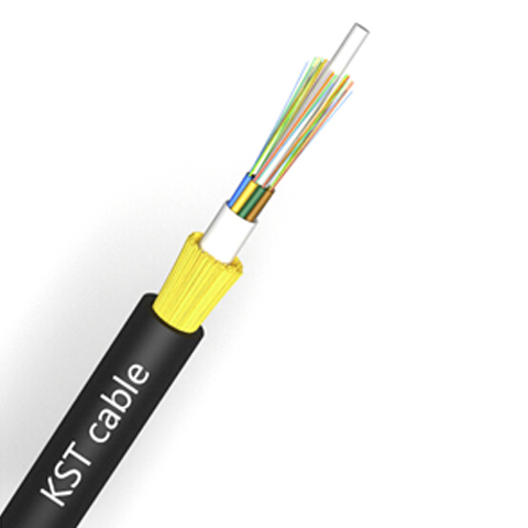 Single jecket dielectric fiber optic cable ADSS